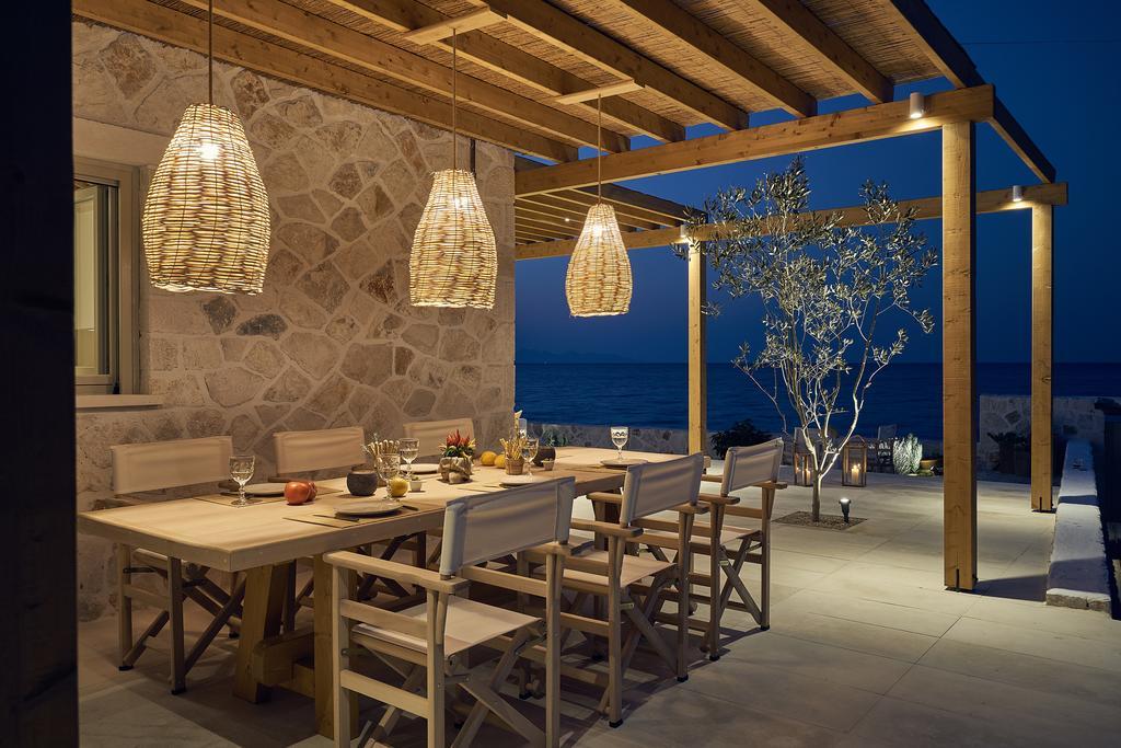 Niova Villa - Seafront, Private Pool And Ionian Sea Views, By Zantewize Аликес Екстериор снимка