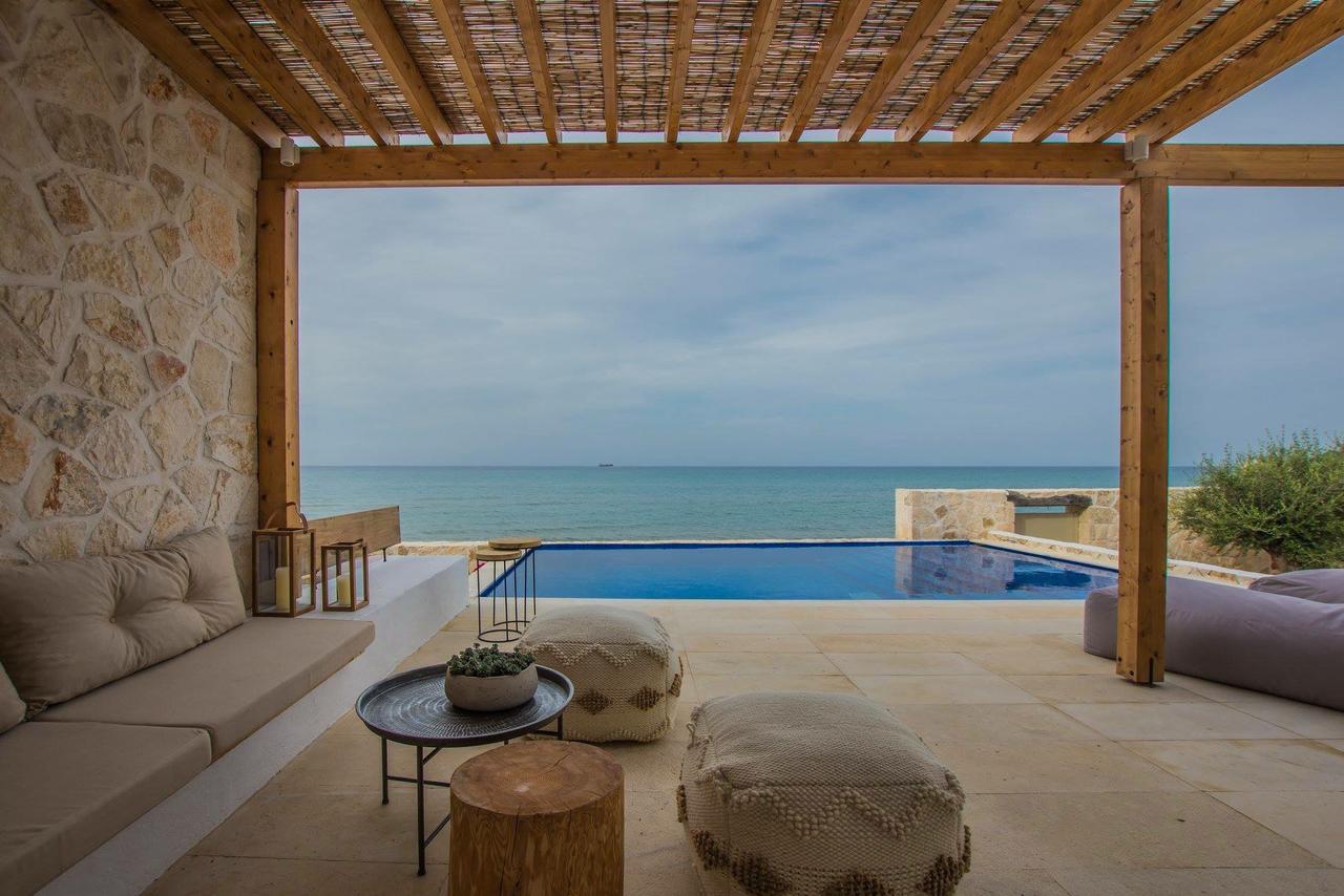 Niova Villa - Seafront, Private Pool And Ionian Sea Views, By Zantewize Аликес Екстериор снимка